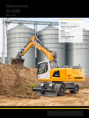 Колесни екскаватори Liebherr A 918 Litronic G6.0