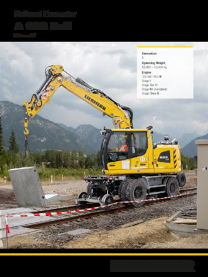 Колесни екскаватори Liebherr A 922 Rail Litronic G6.0