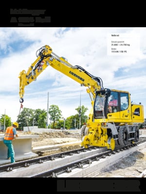 Колесни екскаватори Liebherr A 924 Rail Litronic
