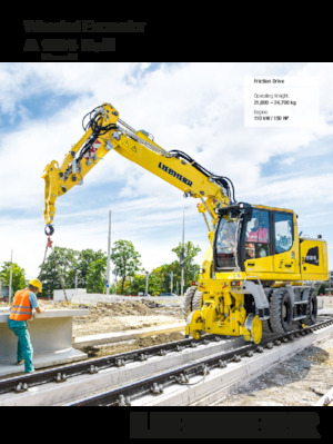 Колесни екскаватори Liebherr A 924 Rail Litronic