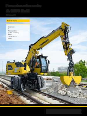 Колесни екскаватори Liebherr A 924 Rail Litronic G6.0