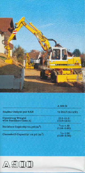 Колесни екскаватори Liebherr A 942