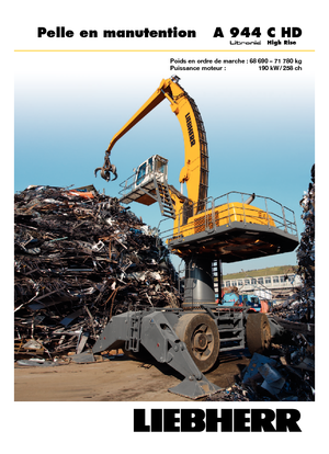 Колесни екскаватори Liebherr A 944 C HD Litronic High Rise