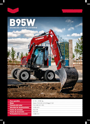 Колесни екскаватори Yanmar B95W TPA 