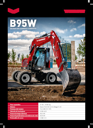 Колесни екскаватори Yanmar B95W TPA 