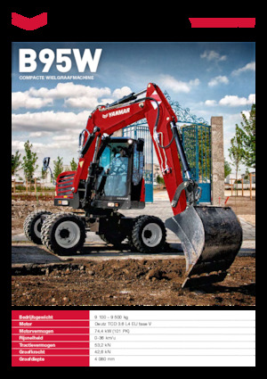 Колесни екскаватори Yanmar B95W TPA 