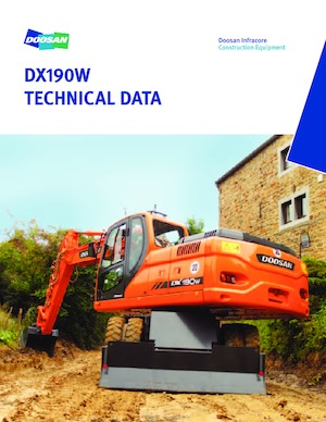 Колесни екскаватори Doosan DX 190 W