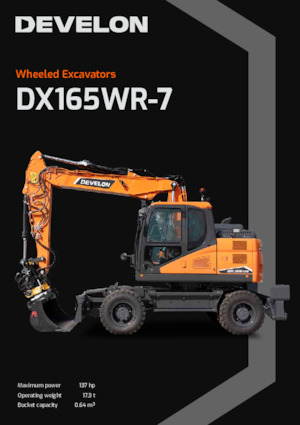 Колесни екскаватори Develon DX165WR-7 