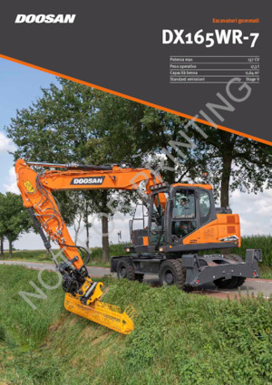 Колесни екскаватори Doosan DX165WR-7