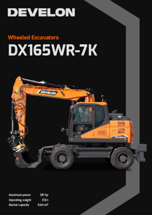 Колесни екскаватори Develon DX165WR-7K