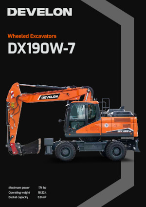 Колесни екскаватори Develon DX190W-7 