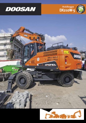 Колесни екскаватори Doosan DX210W-5