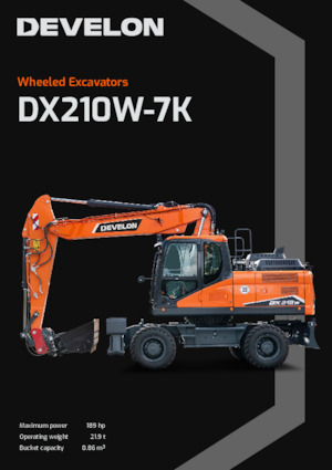 Колесни екскаватори Develon DX210W-7K