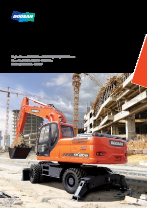 Колесни екскаватори Doosan DX210WA