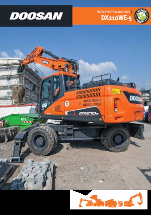 Колесни екскаватори Doosan DX210WE-5