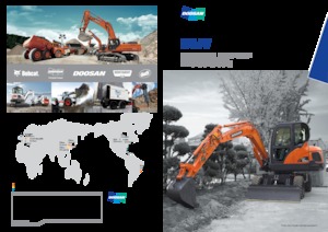 Колесни екскаватори Doosan DX55W