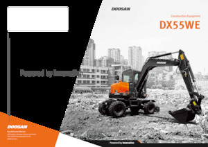 Колесни екскаватори Doosan DX55WE