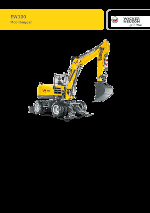 Колесни екскаватори Wacker Neuson EW 100