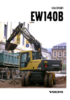 Колесни екскаватори Volvo EW140B