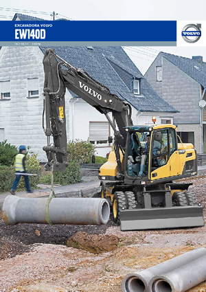 Колесни екскаватори Volvo EW140D