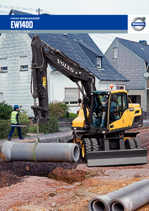 Колесни екскаватори Volvo EW140D