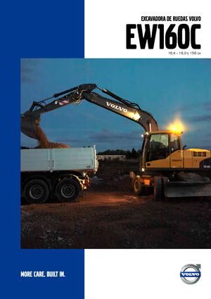 Колесни екскаватори Volvo EW160C