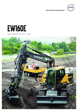 Колесни екскаватори Volvo EW160E