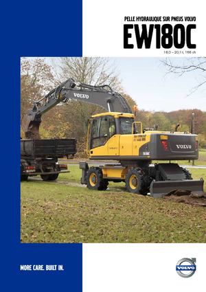 Колесни екскаватори Volvo EW180C