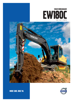 Колесни екскаватори Volvo EW180C