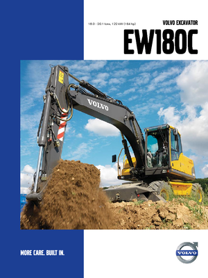 Колесни екскаватори Volvo EW180C