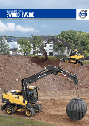 Колесни екскаватори Volvo EW210D