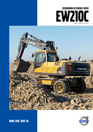 Колесни екскаватори Volvo EW210C