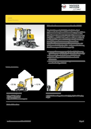 Колесни екскаватори Wacker Neuson EW 65