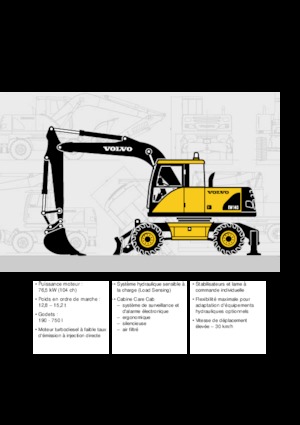 Колесни екскаватори Volvo EW140