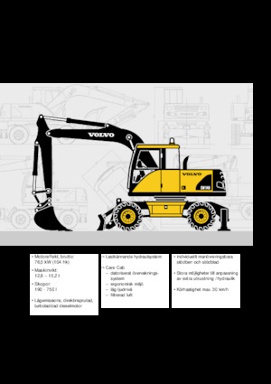 Колесни екскаватори Volvo EW140