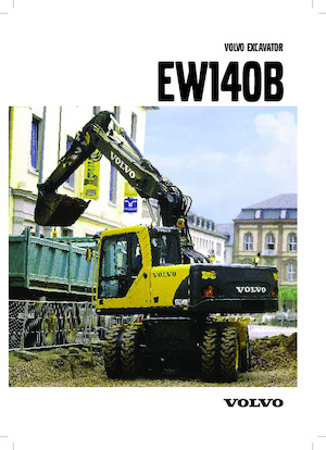 Колесни екскаватори Volvo EW140B