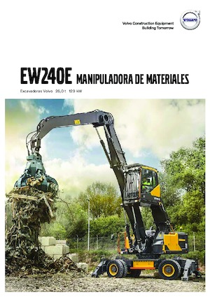 Колесни екскаватори Volvo EW240E MH