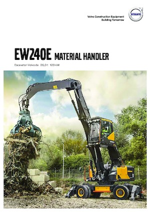 Колесни екскаватори Volvo EW240E MH