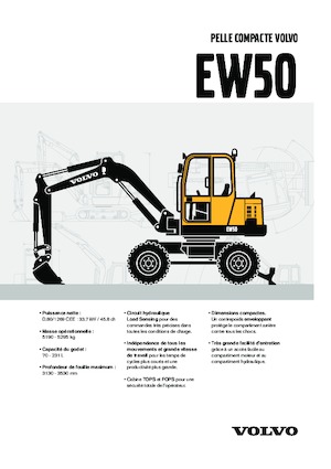 Колесни екскаватори Volvo EW50V