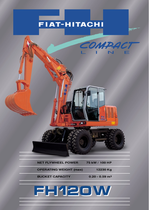 Колесни екскаватори Fiat-Hitachi FH 120 W