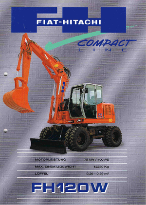Колесни екскаватори Fiat-Hitachi FH 120 W