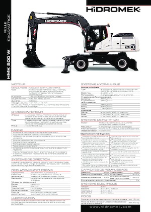 Колесни екскаватори Hidromek HMK 200 W