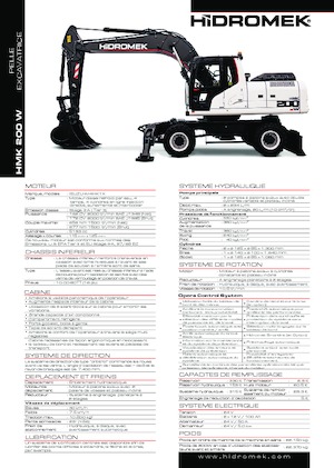 Колесни екскаватори Hidromek HMK 200 W
