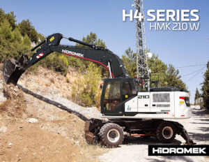 Колесни екскаватори Hidromek HMK 210 W