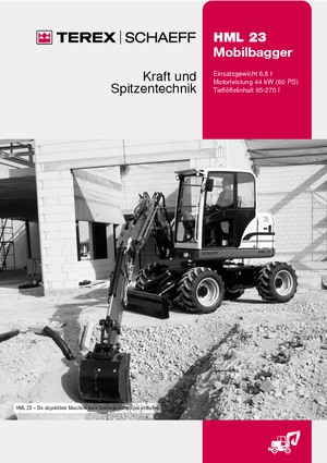 Колесни екскаватори Terex-Schaeff HML 23
