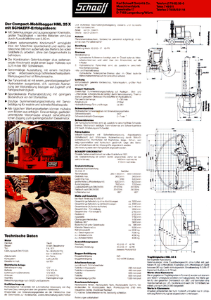 Колесни екскаватори Terex-Schaeff HML 25 XA