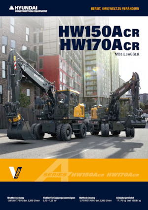 Колесни екскаватори Hyundai HW150ACR