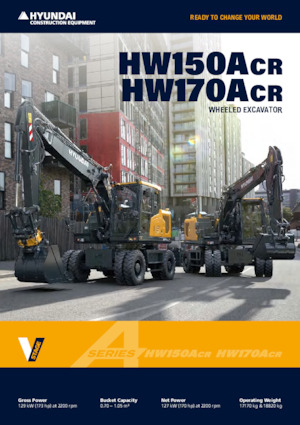 Колесни екскаватори Hyundai HW150ACR