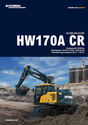 Колесни екскаватори Hyundai HW170A-CR