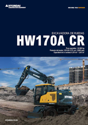 Колесни екскаватори Hyundai HW170A-CR